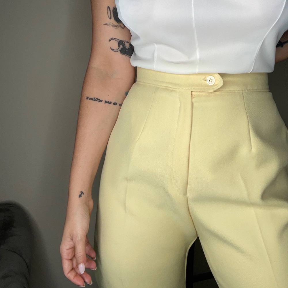 (SOLD) Vintage Yellow Trousers